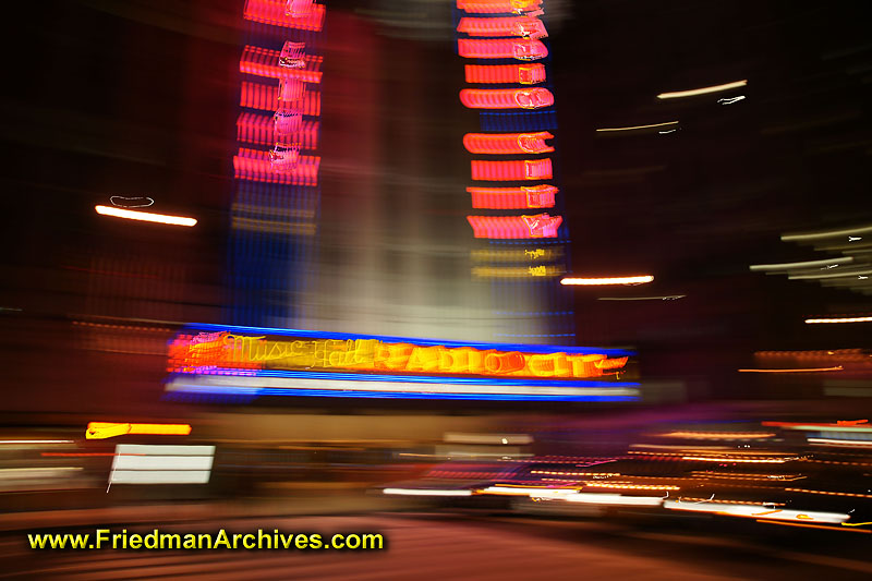 icon,new york,big apple,tourist,radio city,blur,abstract,neon,lights,sign,